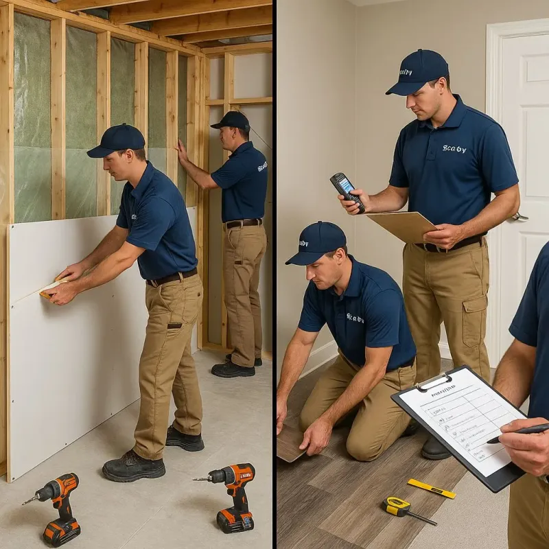 Repairs and Reconstruction process in Green Meadows, OH